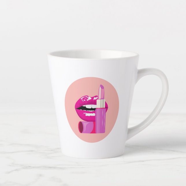 Tasse Latte Lèvres (Droite)