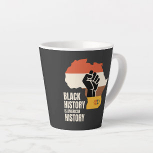 Tasse Latte L'histoire des Noirs est la culture et le patrimoi