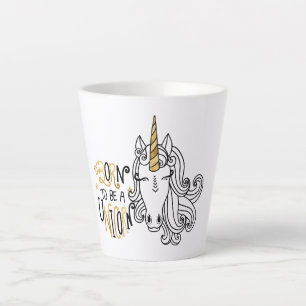 Tasse Latte Licorne de Noël née