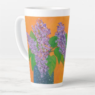 Tasse Latte Lilacs