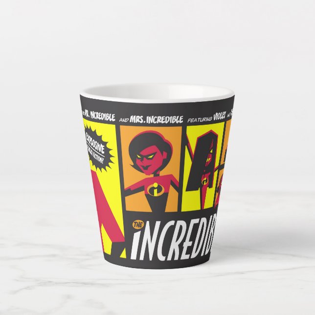 Tasse Latte L'incroyable Disney 2 (Devant)