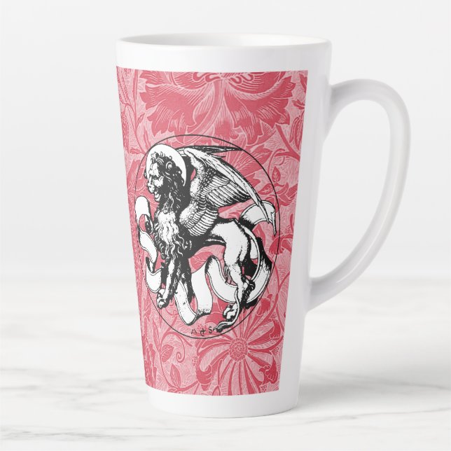 Tasse Latte Lion ailé Saint-Marc du XVe siècle (Droite)