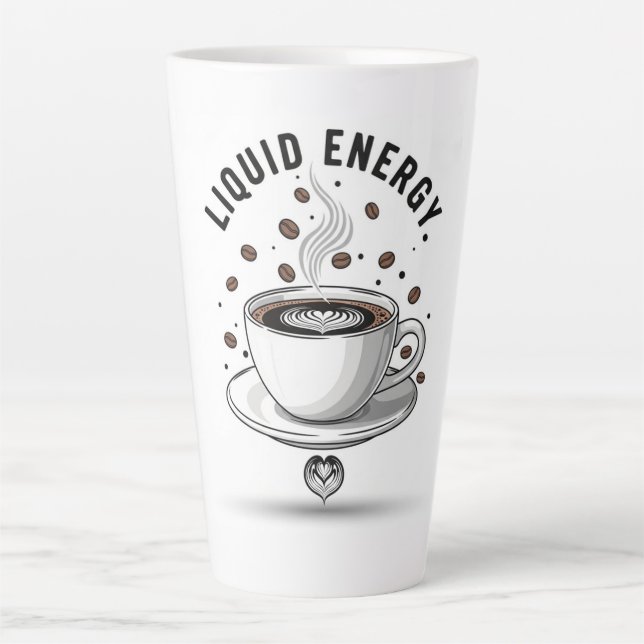 Tasse Latte Liquid Energy Coffee Cup (Devant)