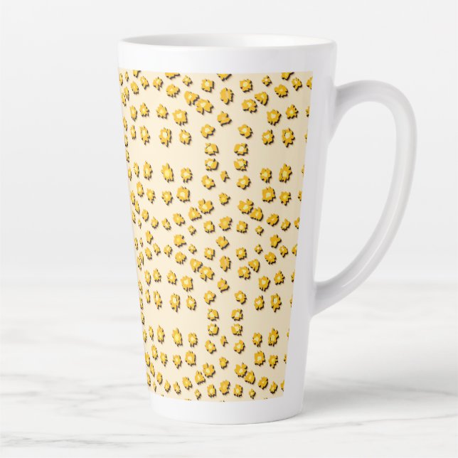 Tasse Latte Little flowers (Droite)