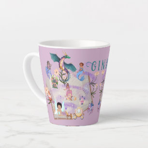 Tasse Latte Livre d'histoire personnalisée