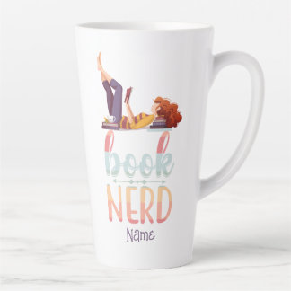 Tasse Latte Livre Nerd - Book Lovers | Lecture