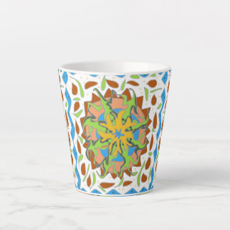 Tasse Latte Lizard Mandala