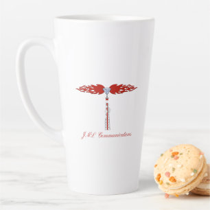 Tasse Latte Logo de la tour de communication JML