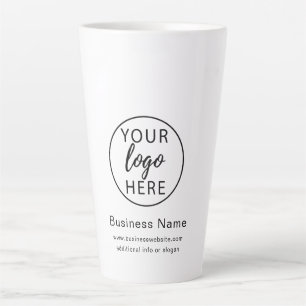 Tasse Latte Logo d'entreprise employé d'entreprise