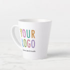 Logo d'entreprise personnalisé en latte promotionn