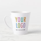 Logo d'entreprise personnalisé en latte promotionn