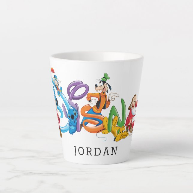 Tasse Latte Logo Disney| Mickey et ses amis (Devant)