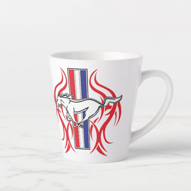 Tasse Latte Logo du CSCMC avec Tribal (Droite)