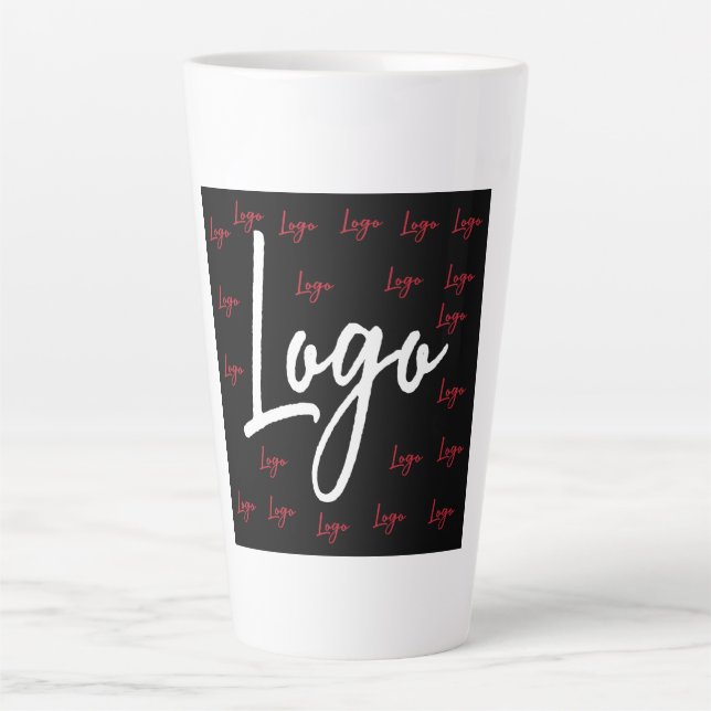 Tasse Latte Logo promotionnel marketing professionnel personna (Devant)