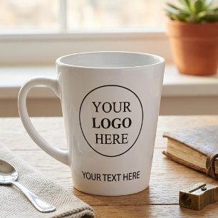 Tasse Latte Logo promotionnel personnalisé – Aucune commande m