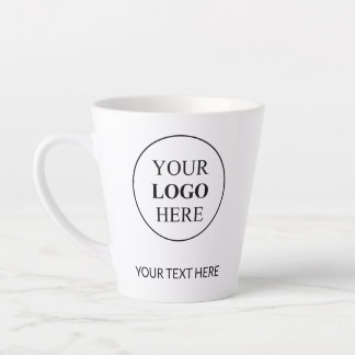 Tasse Latte Logo promotionnel personnalisé - Pas de commande m