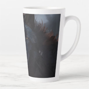 Tasse Latte Loup noir