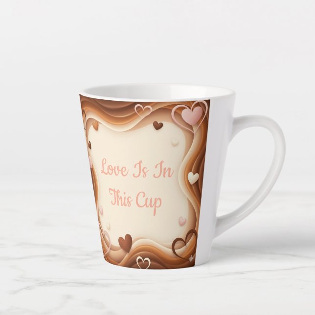 Tasse Latte Love Is In This Cup (Droite)