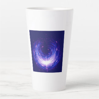 Tasse Latte Lueur ambre Bleu froid Flare polaire