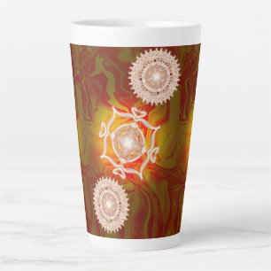 Tasse Latte Lumière dans mon coeur