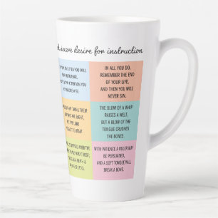 Tasse Latte Lumière de Musique de Sagesse