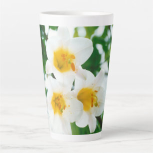 Tasse Latte Lys blancs - Lilium Flower candidum