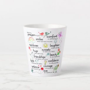 Tasse Latte Ma Prière Pour Vous Bénéficier Petite