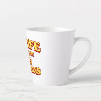 Tasse Latte Ma vie réalisée par des mauvaises décisions Concep