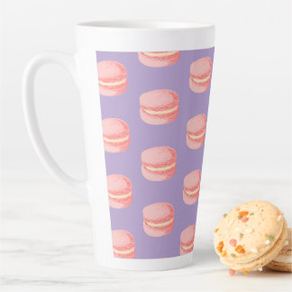 Tasse Latte Macarons roses