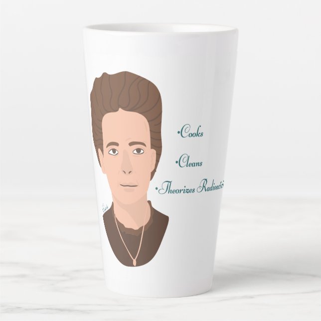 Tasse Latte Madame Curie (Devant)