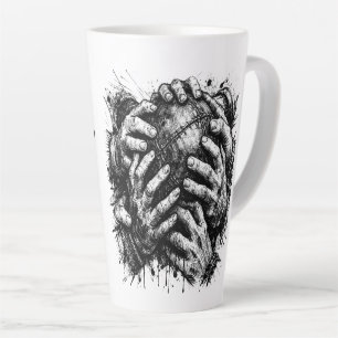 Tasse Latte Mains d'Orkney saisissant le Ba