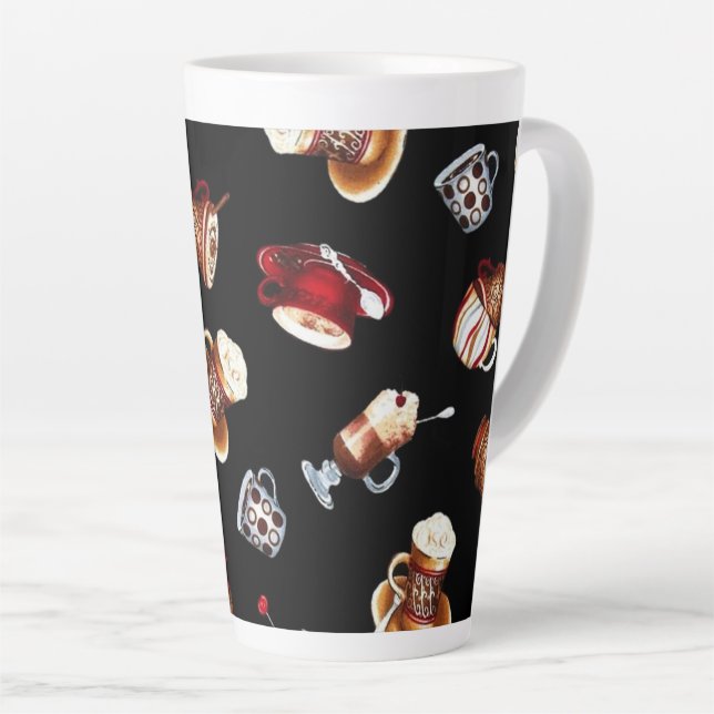 Tasse Latte Mais le premier café (Angle droit)