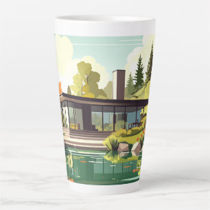 Tasse Latte Maison moderne du milieu du siècle #94