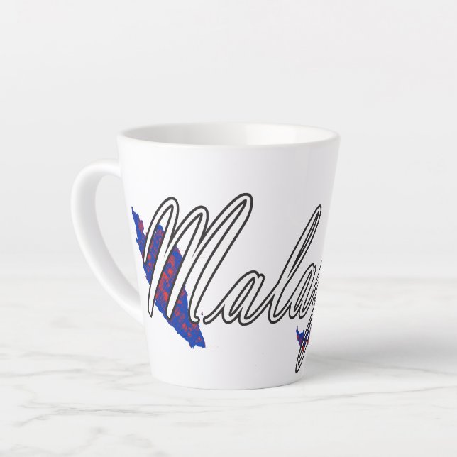 Tasse Latte Malaisie (Angle gauche)