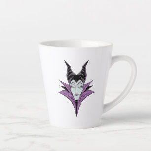 Tasse Latte Maléfique Un visage sombre