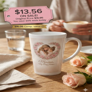 Tasse Latte Mama — Mon Premier Chez Moi | Fleurs de Mère et Fi