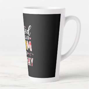 Tasse Latte Maman Et Granny Floral Anniversaire