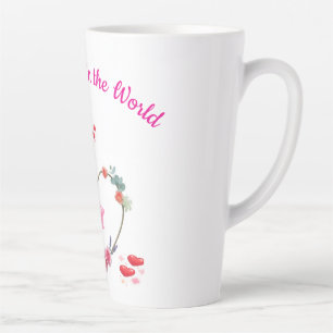 Tasse Latte Maman mignonne et simple