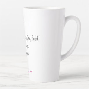 Tasse Latte Maman Tall Coffee Mug, Maman's Mug, Cadeau pour Ma