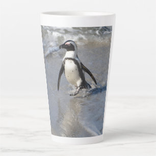 Tasse Latte Manchot du Cap