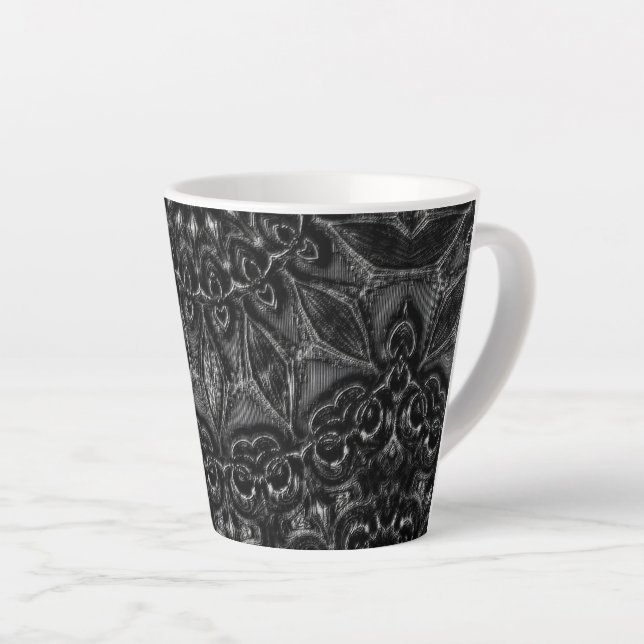 Tasse Latte Mandala (Angle droit)