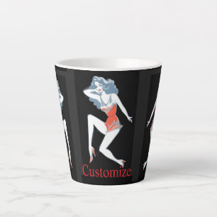 Tasse Latte Mannequin Glamour Posant Thunder_Cove
