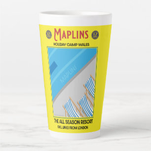 Tasse Latte Maplins Camping de vacances Vintage britannique