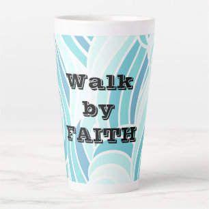 Tasse Latte Marcher par Faith Water Design