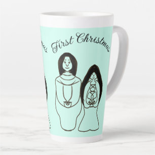 Tasse Latte Marie et Joseph Premier Noël