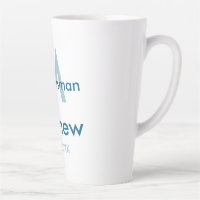 Marine bleu groomsman nom lettre date masculin par