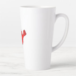 Tasse Latte Mascotte Soleil Rouge Cheer