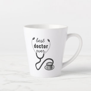 Tasse Latte Médecin Exceptionnel Personnalisé Merci Médecin