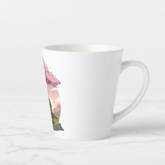 Tasse Latte Meditating Samurai Frog 