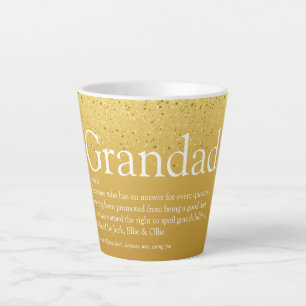 Tasse Latte Meilleur Grand-père de tous les temps, Définition 